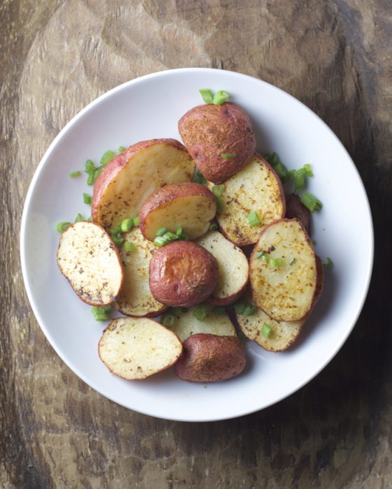 Insanely easy four ingredient Creole Roast Potatoes make the perfect side dish for any meal!