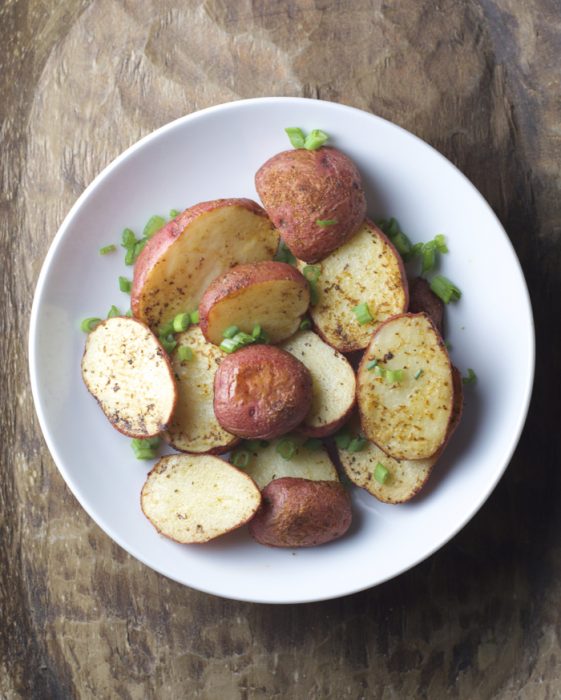 Insanely easy four ingredient Creole Roast Potatoes make the perfect side dish for any meal!