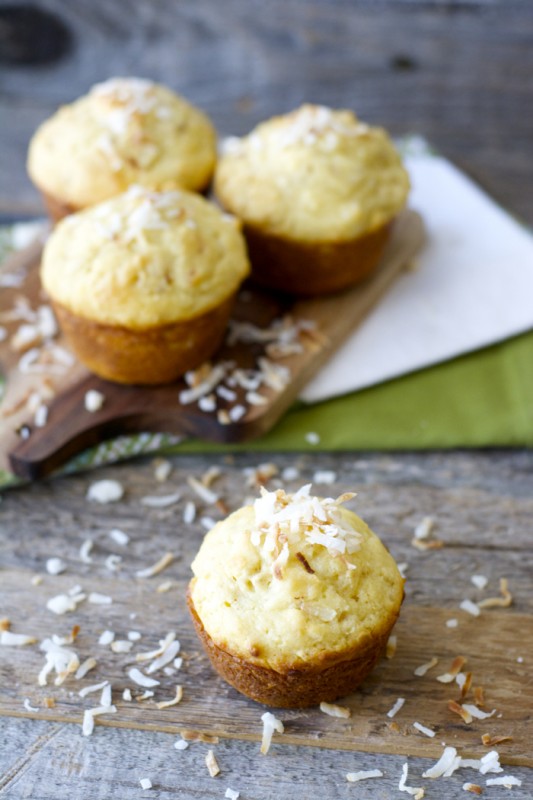 Delightful Toasted Coconut Muffins are the best way to start your day! And gluten free! 
