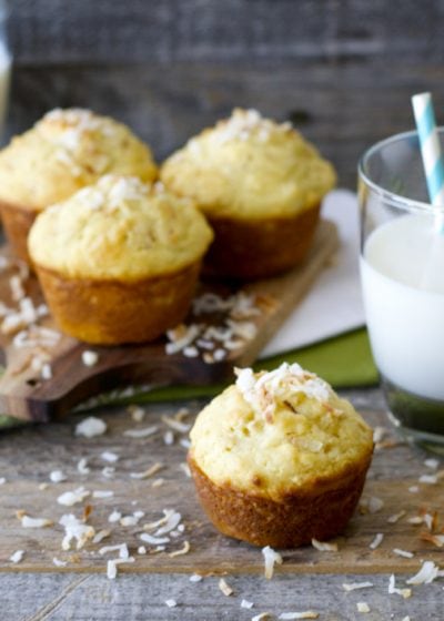 Delightful Toasted Coconut Muffins are the best way to start your day! And gluten free!