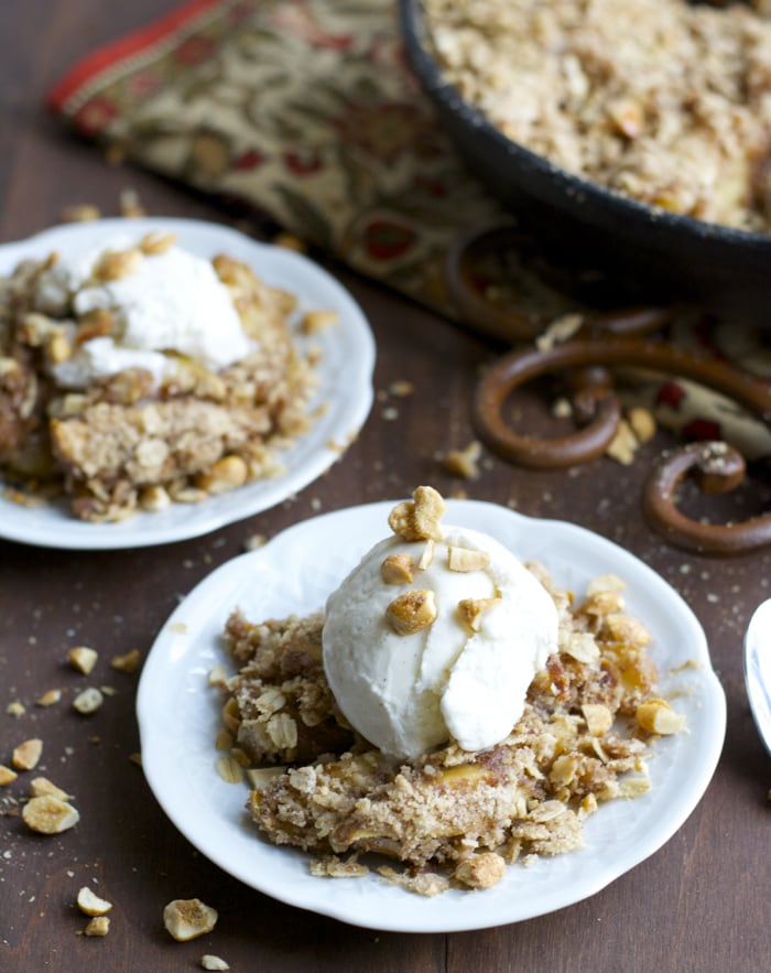 Peanut Butter Honey Apple Crisp Maebells