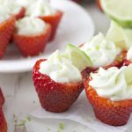 Key Lime Pie Stuffed Strawberries + Video