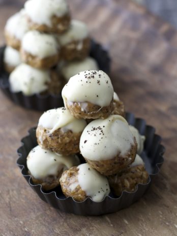 Almond Butter Espresso Balls, the most unbelievably addicting snack ever! Healthy, easy, and delicious! {gluten free}