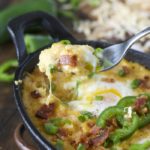 Baked Eggs with Cheese Grits