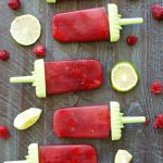 Raspberry Green Tea Key Lime Popsicle