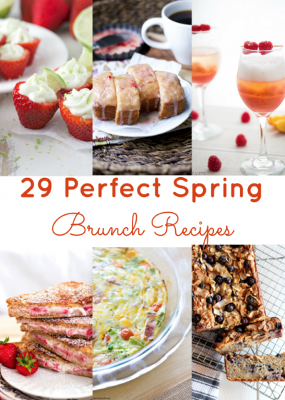 The best Spring Brunch recipes. A collection of all things seasonal to get you in the spirit.