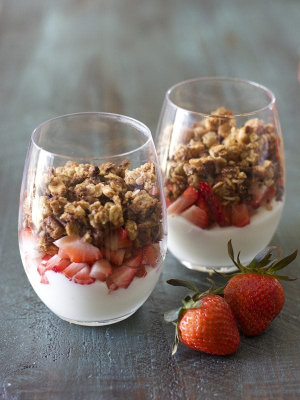 Peanut Butter and Jelly Granola! A healthy, easy, gluten free snack!
