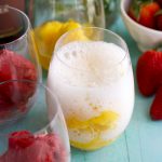 Fruit Sorbet and Sparkling Wine Floats