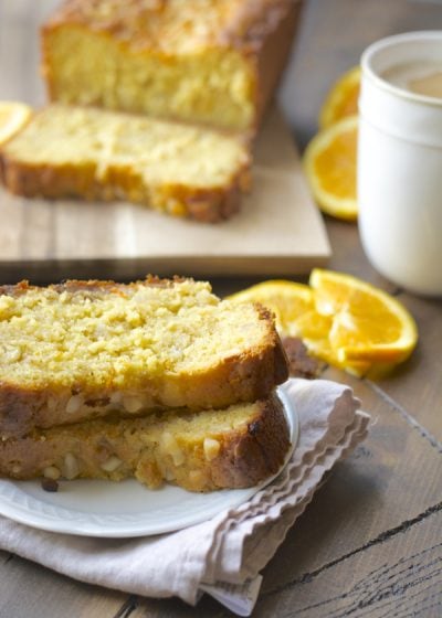 White Chocolate and Macadamia Nut Orange Bread