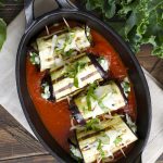 Roasted Garlic Ranch Eggplant Rolls