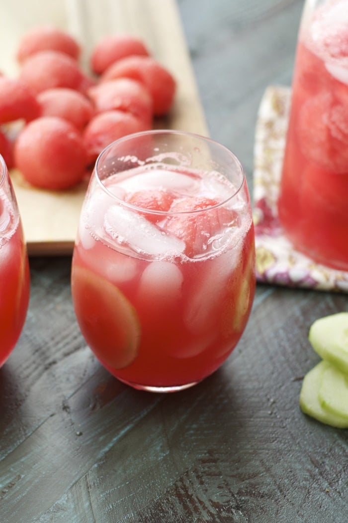 Cucumber Melon Coolers! Super refreshing and just four ingredients! 