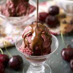 Chocolate Cherry Frozen Yogurt