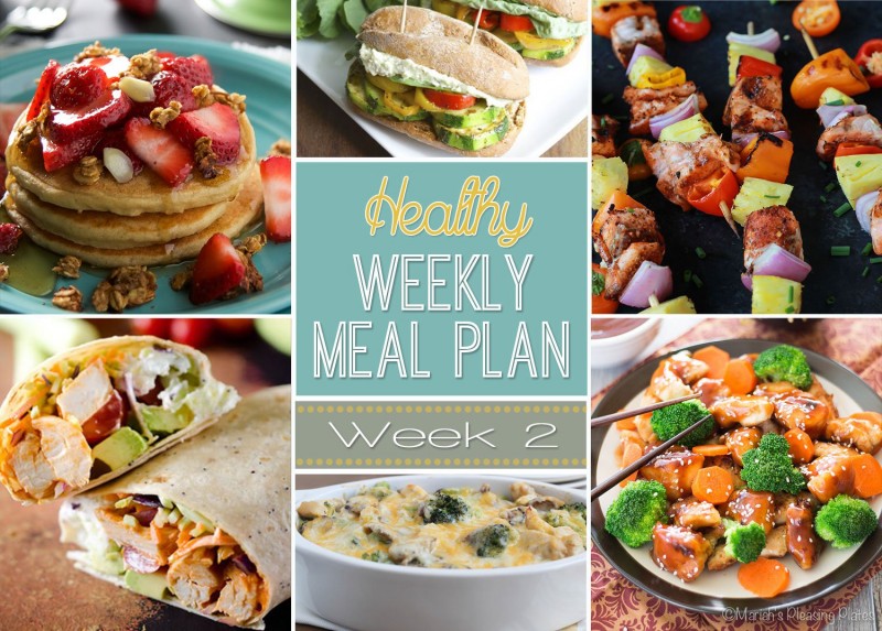 A weeks worth of totally healthy meals! Already planned for you! 