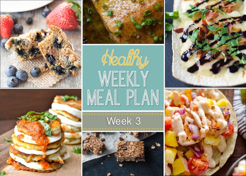 A weeks worth of totally healthy meals! 