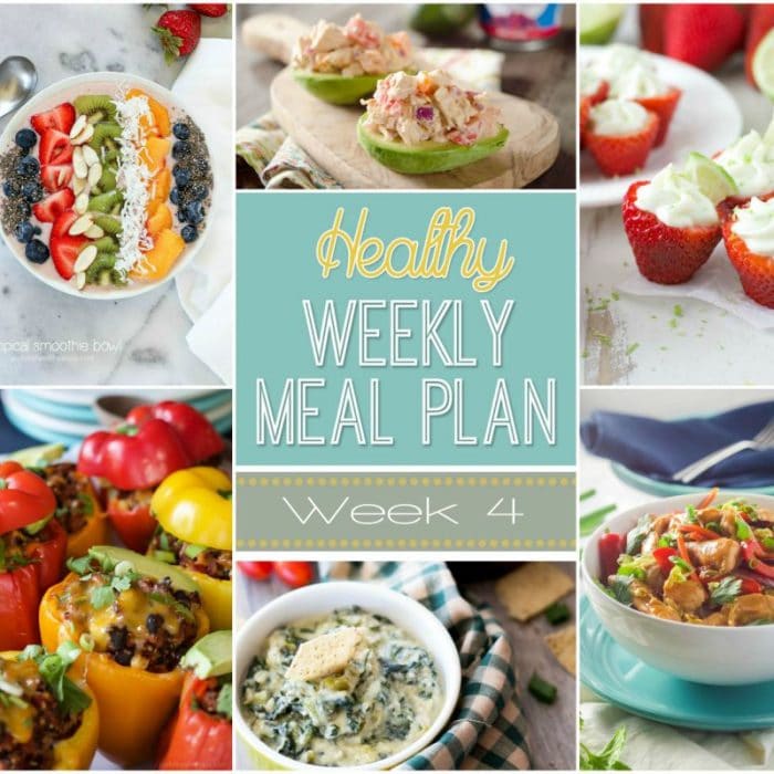 Healthy Meal Plan Week Four