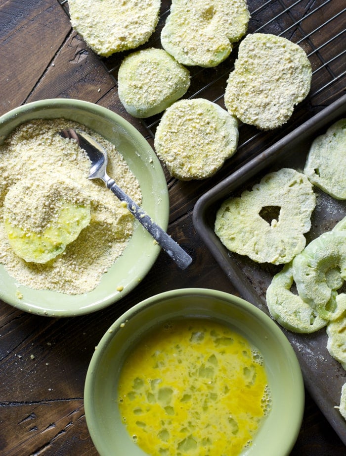 Fried Green Tomatoes! Ultra crispy and totally delicious! A Southern Classic!