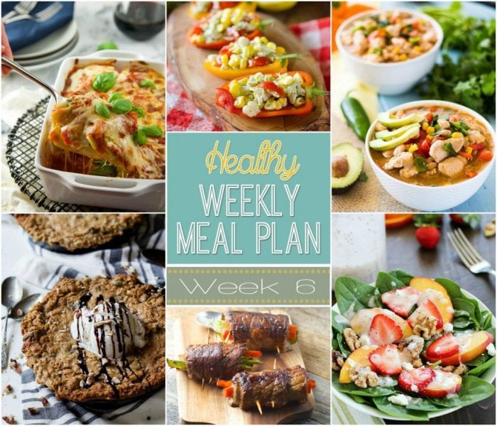 Healthy Meal Plan: Week Six 