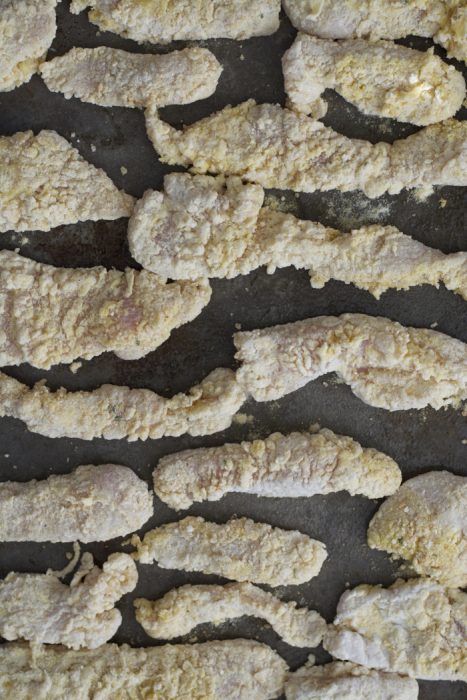 Crispy baked Buttermilk Ranch Chicken Tenders are the perfect dinner packed with flavor!
