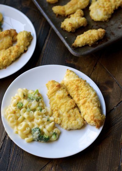 Crispy baked Buttermilk Ranch Chicken Tenders are the perfect dinner packed with flavor!