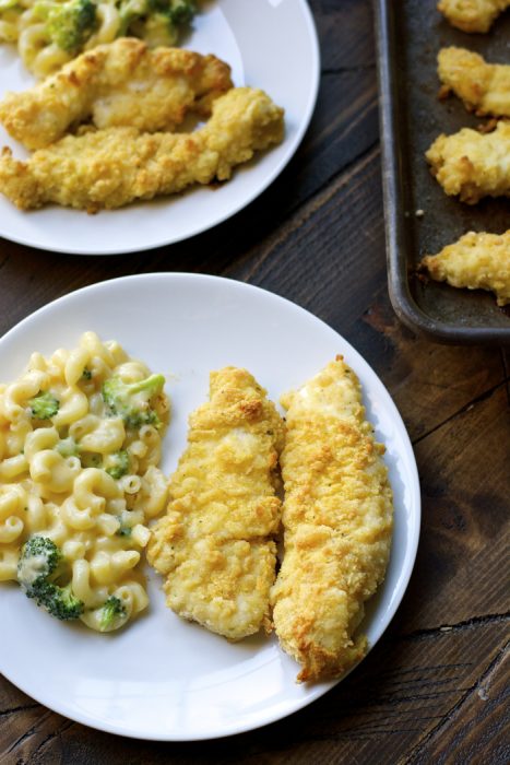 Crispy baked Buttermilk Ranch Chicken Tenders are the perfect dinner packed with flavor!