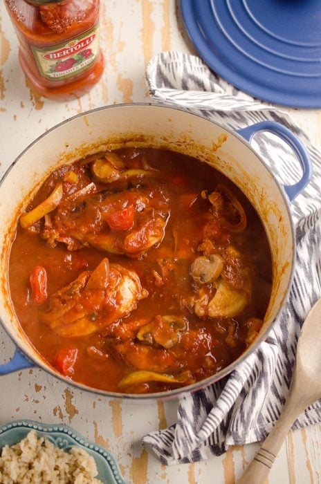 Rustic Italian Chicken Cacciatore