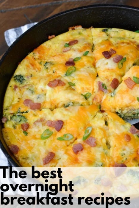 This list of the BEST Overnight Breakfast Recipes is packed full of amazing ideas for an easy, healthy breakfast any day of the week!