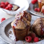Chocolate Popovers with Raspberry Syrup