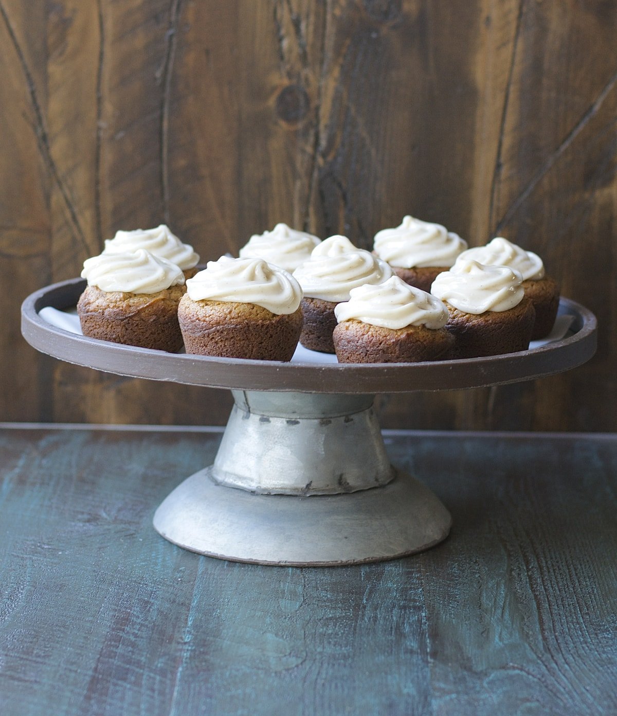 Gluten Free Gingerbread Cupcakes with Maple Frosting! An awesome Holiday Dessert!