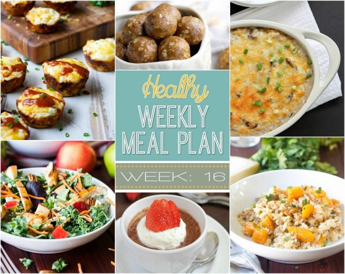 Healthy Meal Plan Week 16