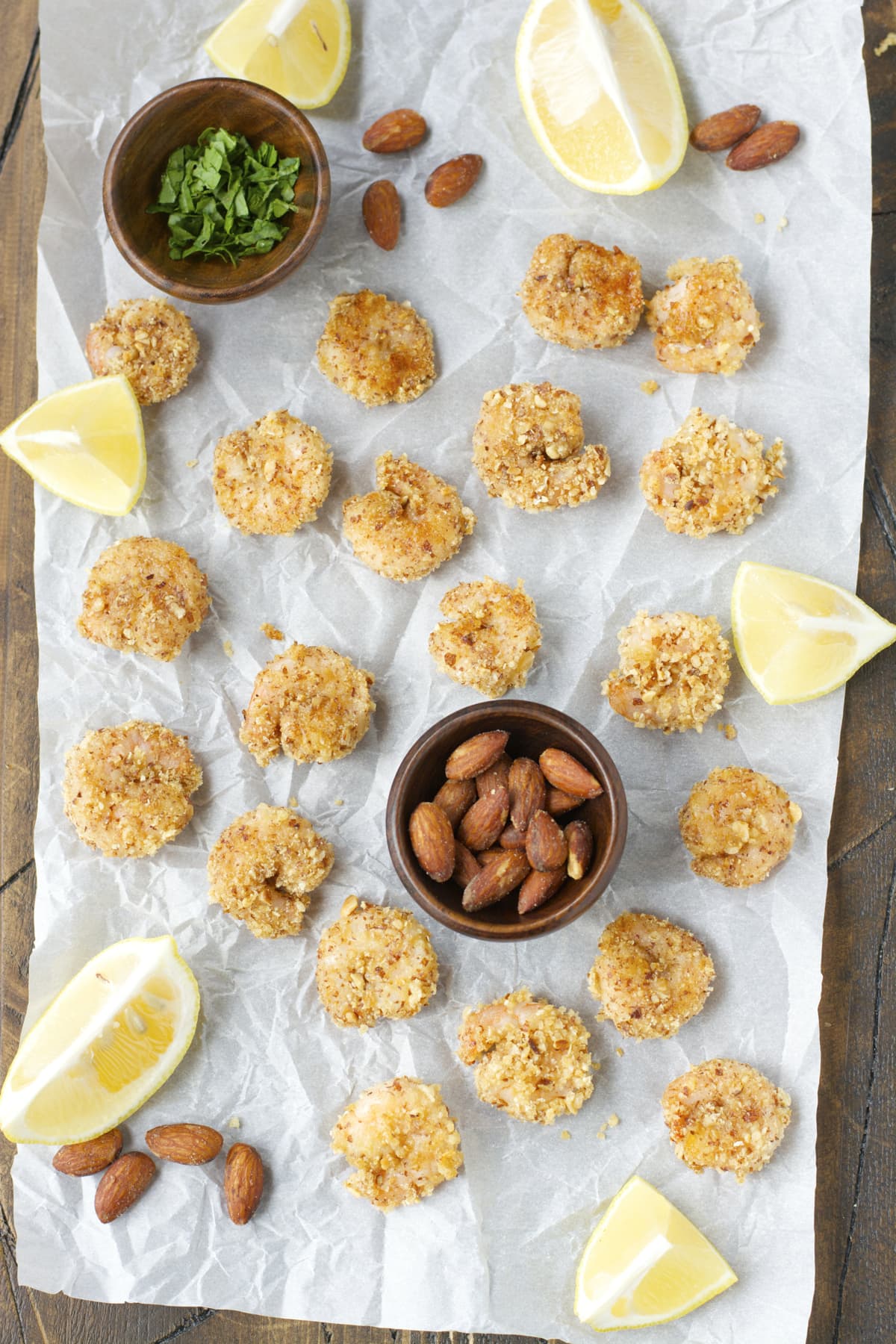 Smokehouse Popcorn Shrimp are the perfect crispy, crunchy irresistible snack for a lighter game day treat!