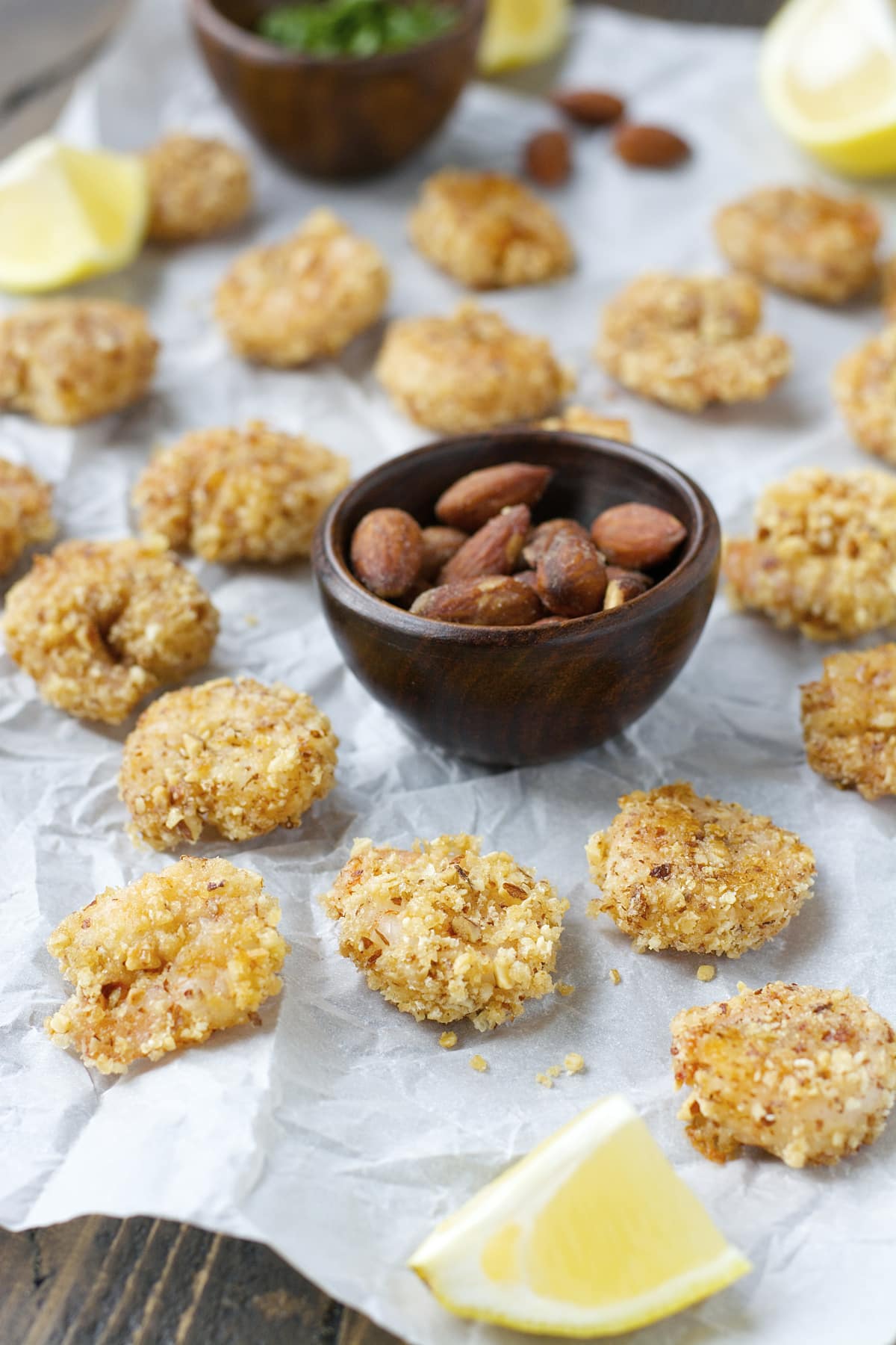 Smokehouse Popcorn Shrimp are the perfect crispy, crunchy irresistible snack for a lighter game day treat!