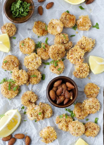 Smokehouse Popcorn Shrimp are the perfect crispy, crunchy irresistible snack for a lighter game day treat!