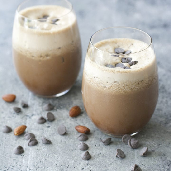 Almond Butter Mocha Frappuccino!