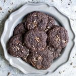 Dark Chocolate Peppermint Cookies (Gluten Free Cake Mix Cookies)
