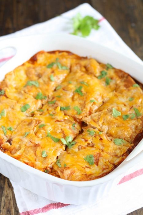 Chicken Enchilada Casserole 