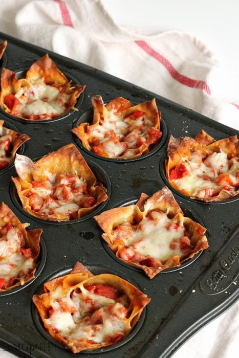 Pepperoni Pizza Cupcakes 