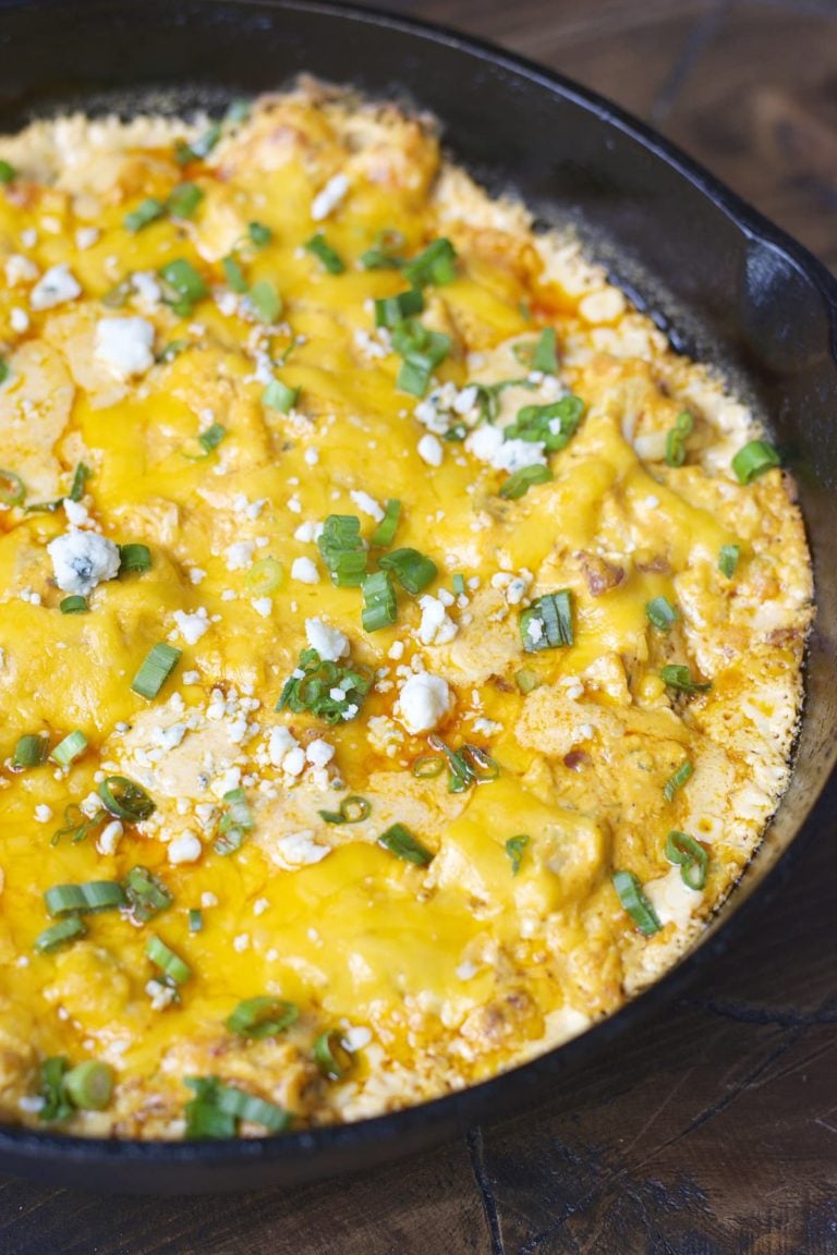 Blue Cheese Buffalo Chicken Dip (low carb) Maebells