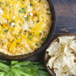 Blue Cheese Buffalo Chicken Dip (low carb)