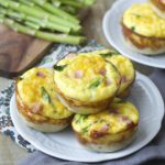Ham and Asparagus Quiche Cups