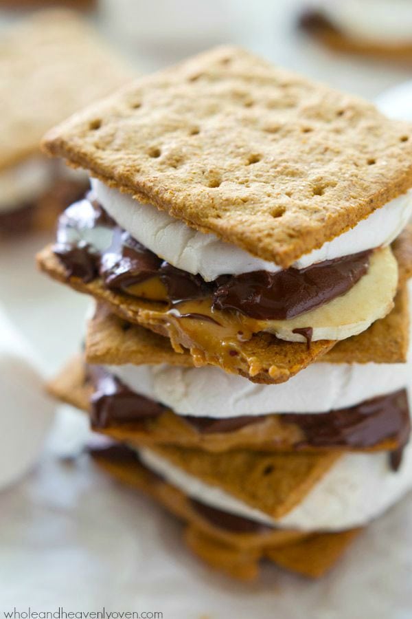 Peanut Butter Banana S'mores