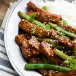 Sesame Pork and Green Beans + VIDEO (keto options)