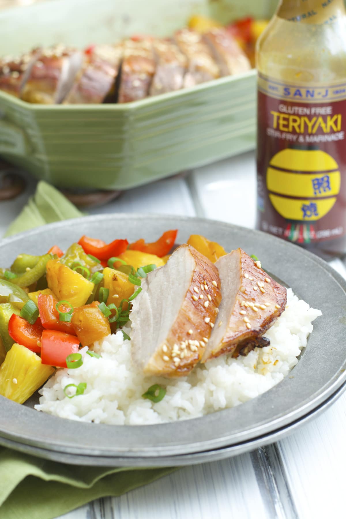 This five ingredient Teriyaki Pork with Pineapple and Peppers is packed with flavor and very easy to prepare!