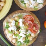 Mediterranean Hummus Tostadas