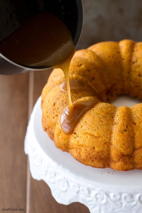 Sweet Potato Bundt Cake with Brown Sugar Glaze