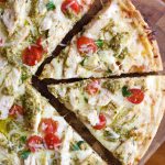 Grilled Pesto Chicken Pizza