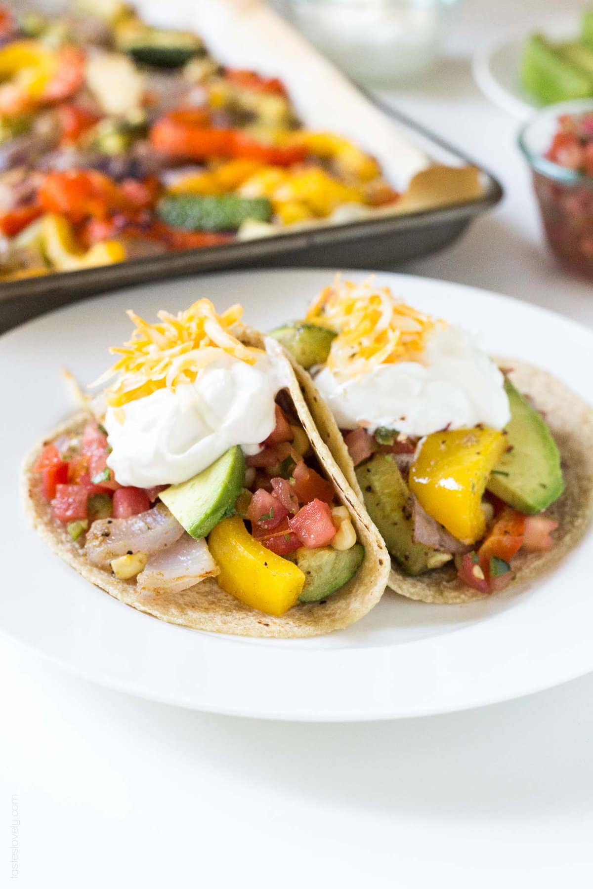 Sheet Pan Oven Roasted Vegetable Fajitas 