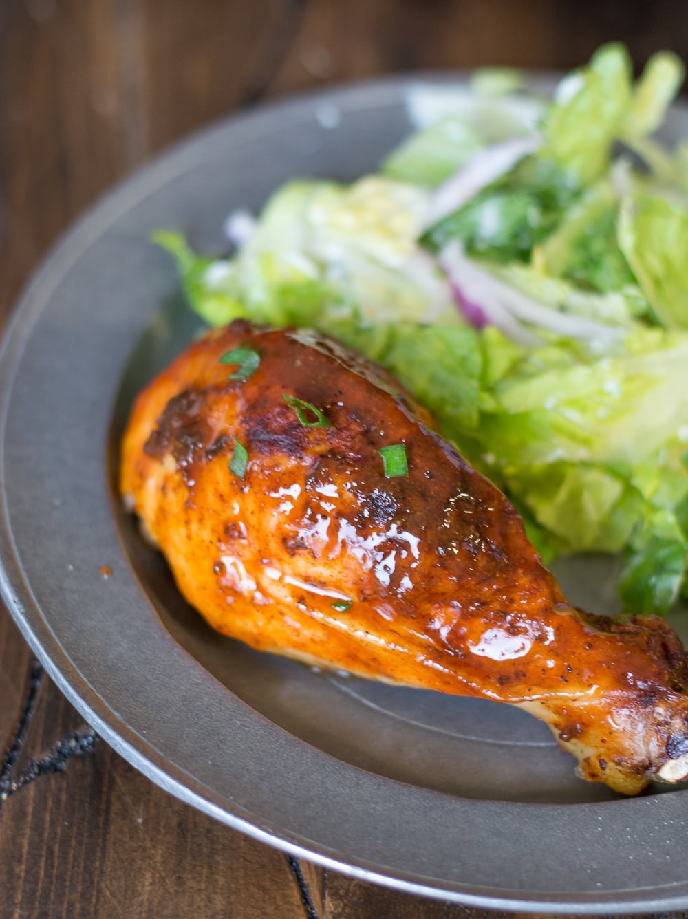 This Buffalo Roast Chicken is packed with flavor and makes an easy and delicious dinner! Try this spicy twist on a classic!  