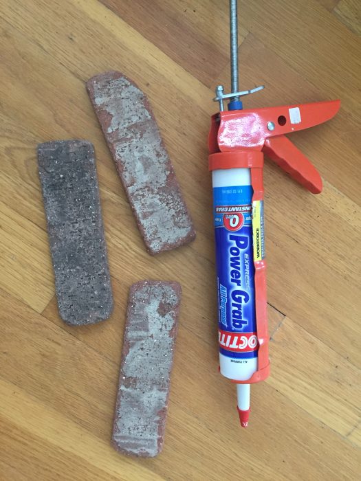 Update your kitchen with an Easy DIY Brick Backsplash! This affordable project is perfect for beginners who are looking for that classic farmhouse style!