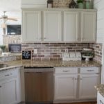 Easy DIY Brick Backsplash