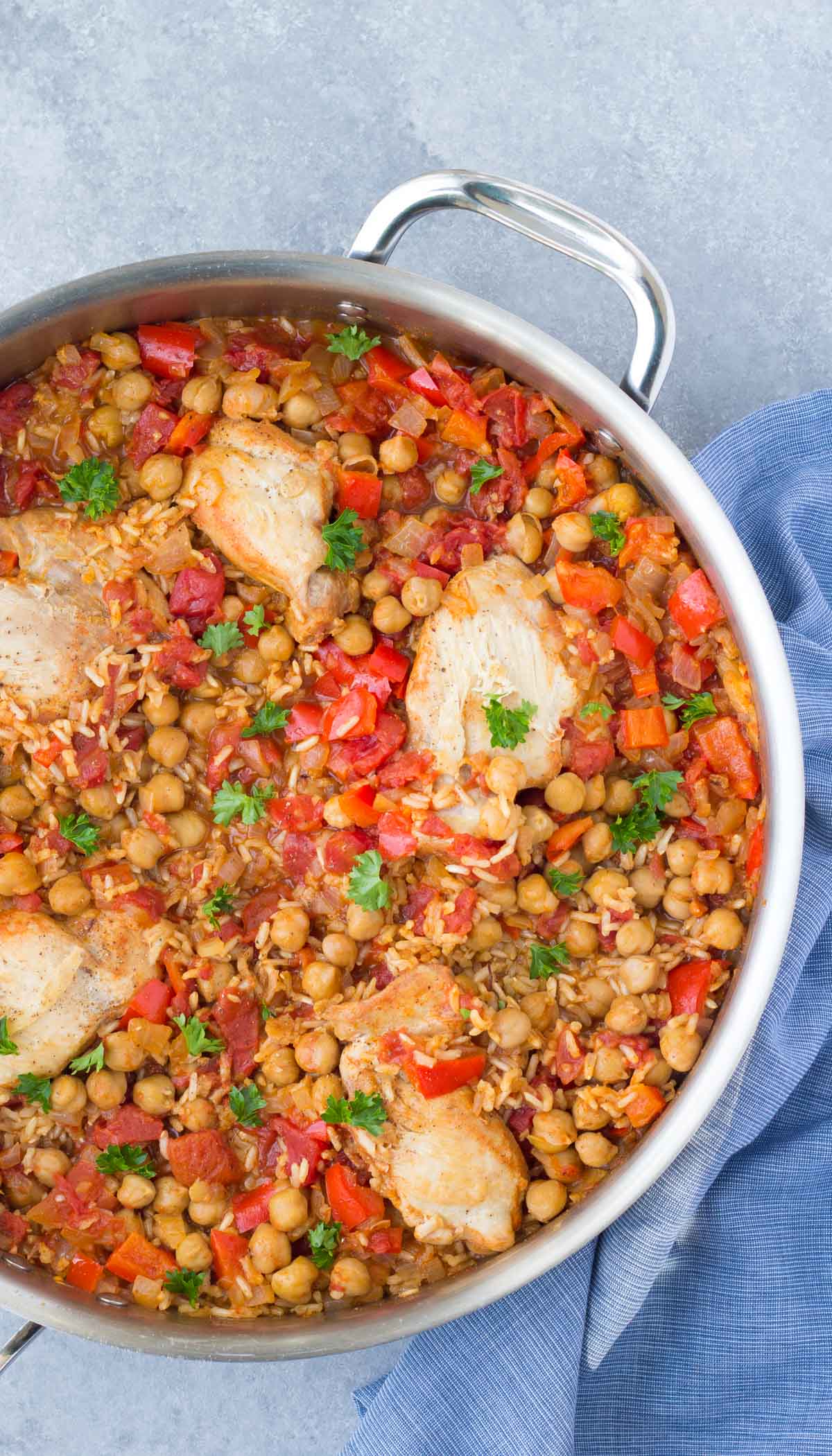 One Pot Spanish Chickpea Chicken